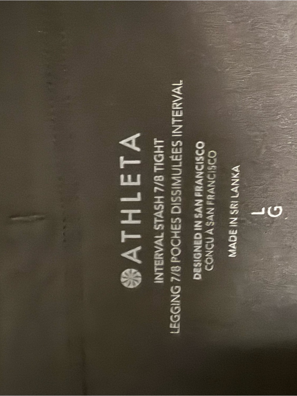 Athleta Black High-Waist Pocket Leggings - Picture 4 of 4